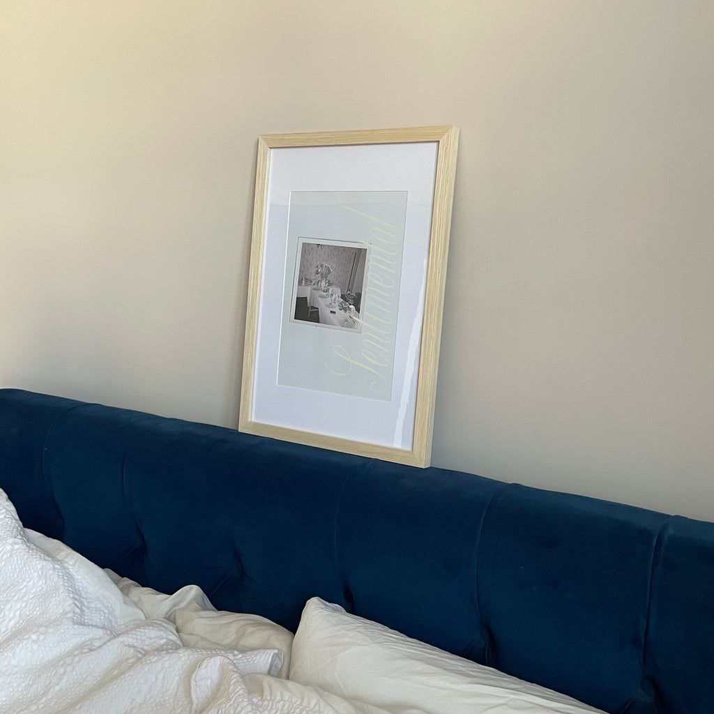 sentimental print A4