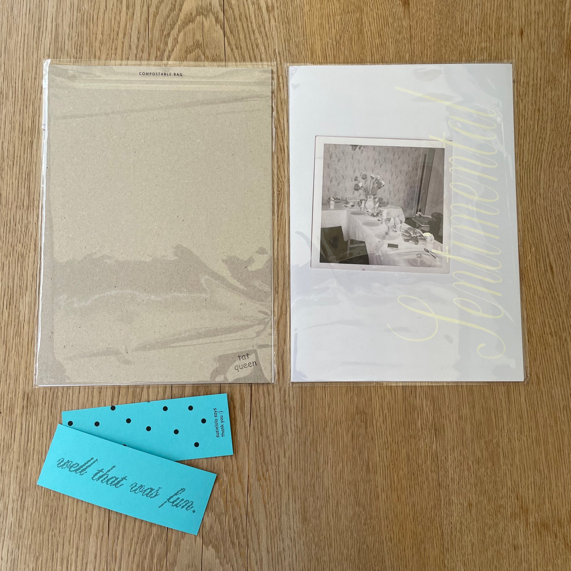 sentimental print A4