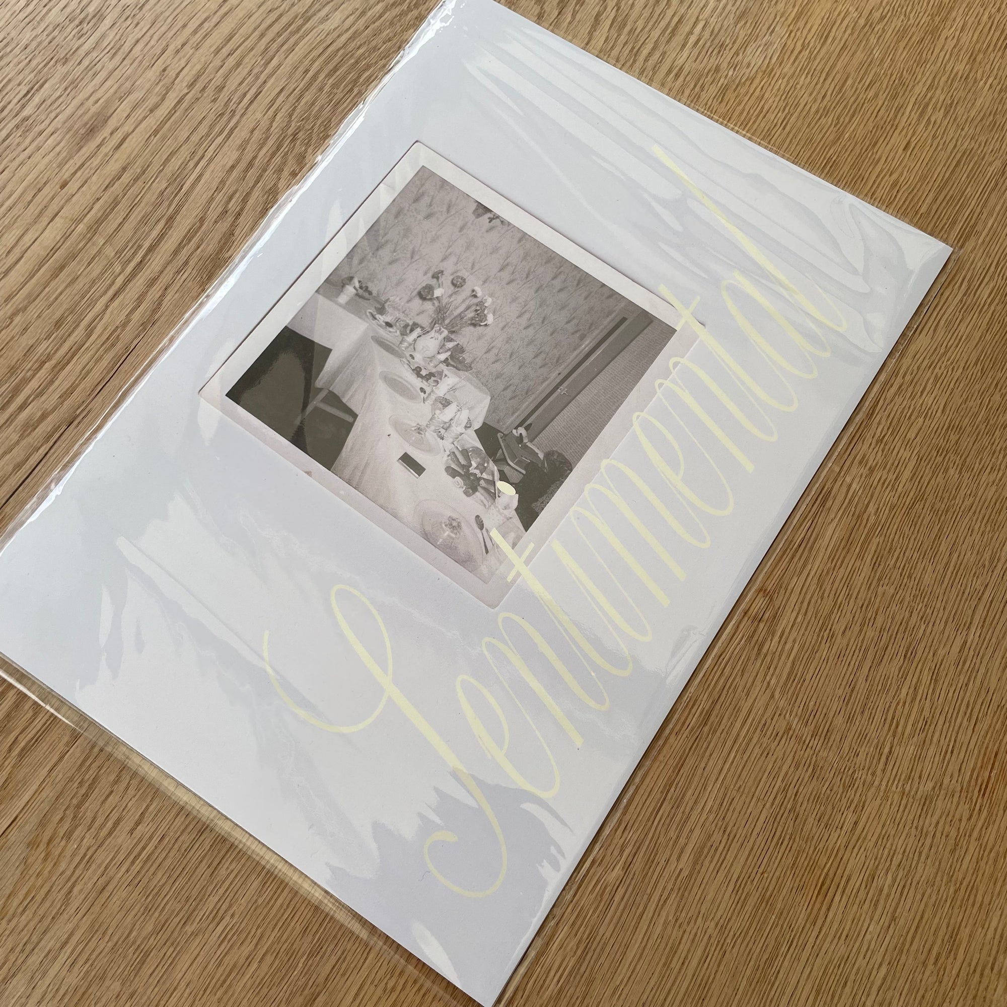 sentimental print A4