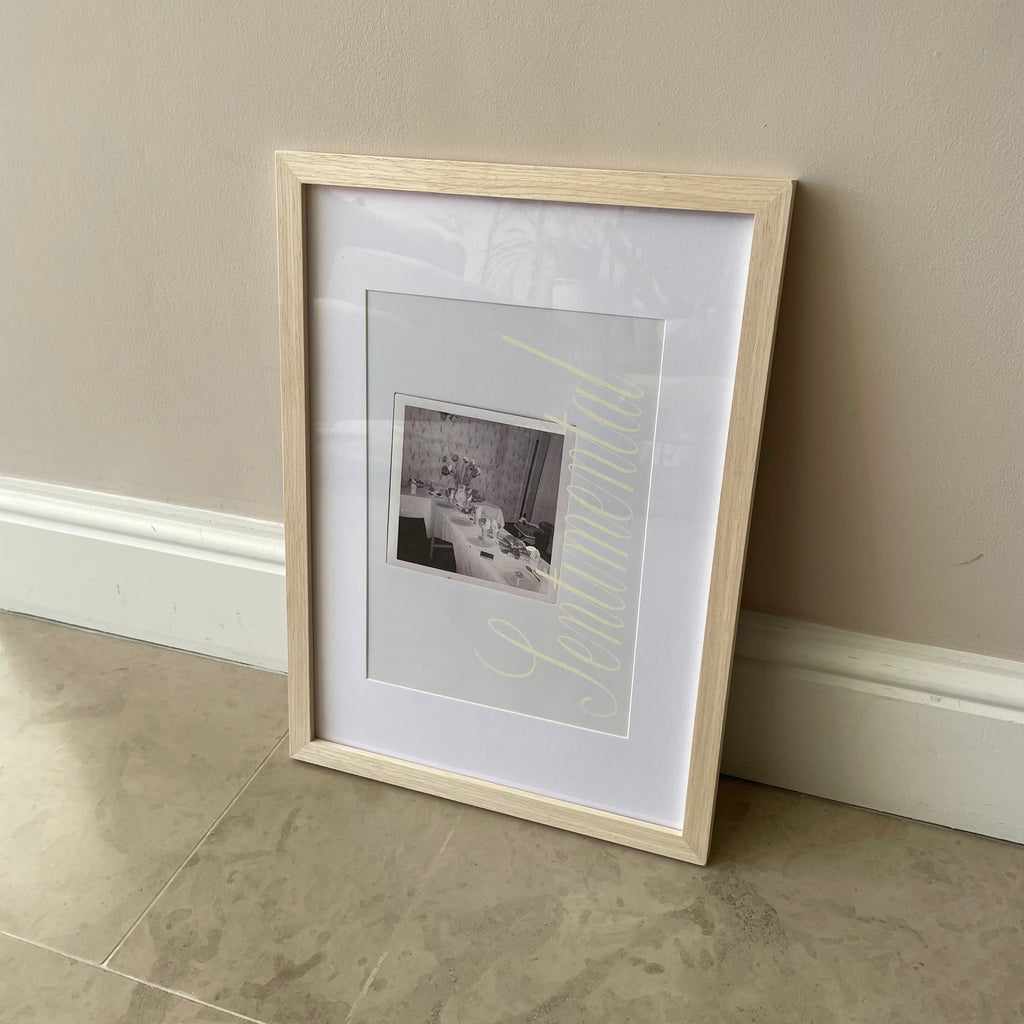 sentimental print A4