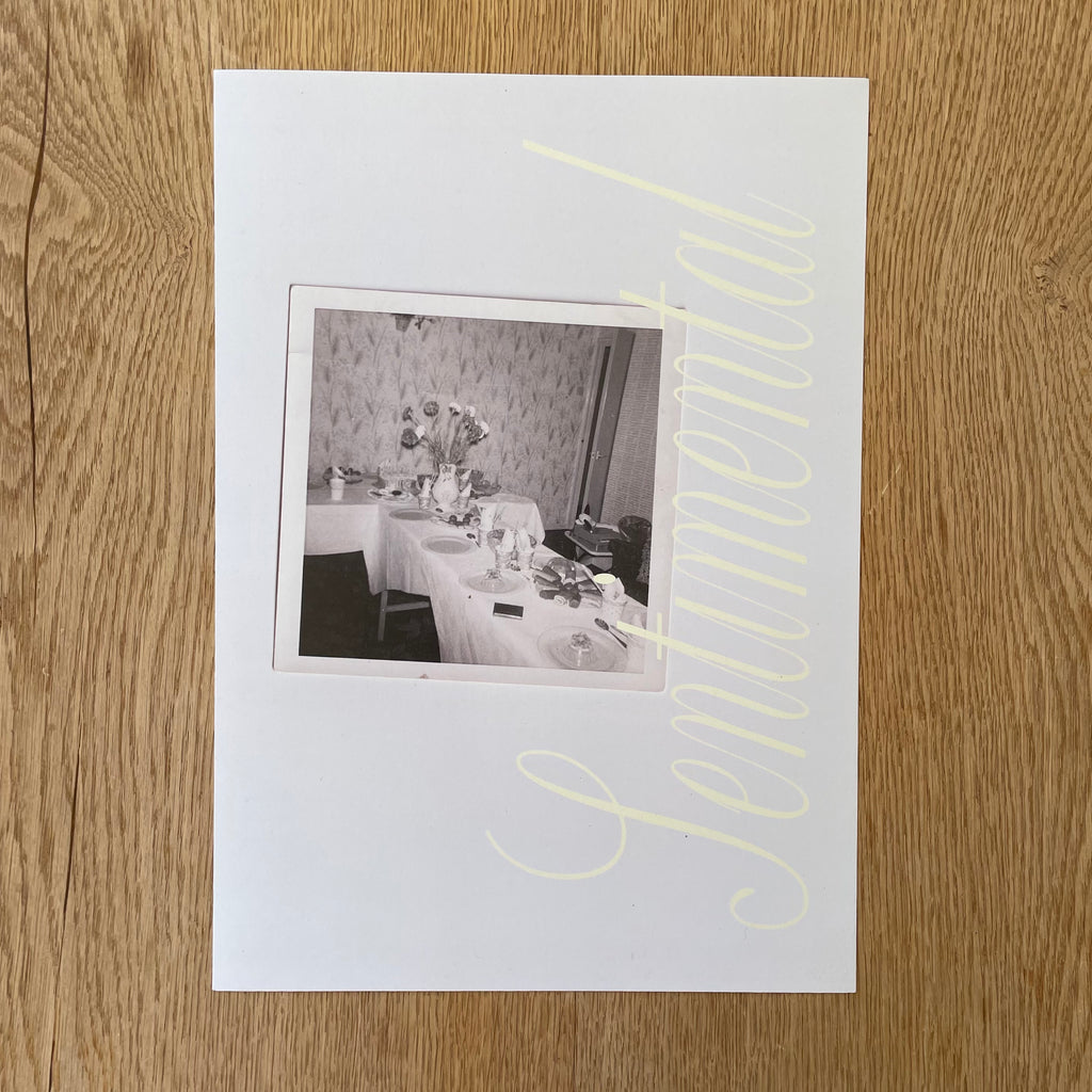 sentimental print A4