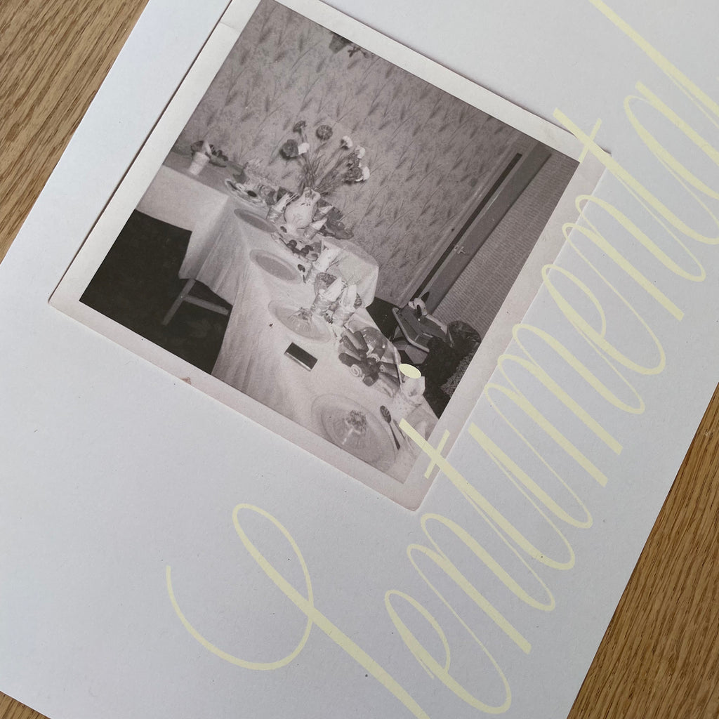 sentimental print A4